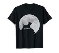 Moon And Dog Silhouette - West Highland White Terrier T-Shirt