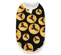 Moon And Ea-gles Funny Dog Shirts Sleeveless Pet Tank Top Comfort Pets Clothes Vest for Small Medium Dogs Cat XL