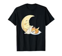 Moon and Fox Sleepy Nursery Bedtime Fantasy T-Shirt