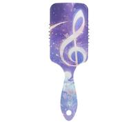 Moon and Music Notes Dreamy Purple Color friendly brush for fine Designed head massager for blow drying with Ergonomic handle cepillo anti frizz para cabello