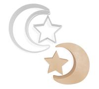 Moon and Star Cookie Cutter - 3 Sizes Ramadan Eid
