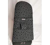 MOON-BEBE Cover for Baby Bouncer BabyBjörn ® Balance, Soft and Bliss - Adaptable for All Models (Black)