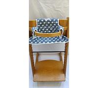 moon-bebe Seat Reducer Cushion Compatible with Stokke Tripp Trapp (Blue)