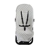 moon-bebe Thin Cotton Cover Compatible with Bogabo Cameleon 2 & 3 Pushchair (Grey)