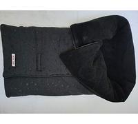 MOON-BEBE Universal Cotton Footmuff for Cuckoo and Carrycot (Black)