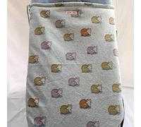 moon-bebe Universal cotton footmuff for pushchairs, grey, luggage case