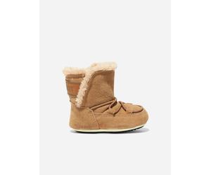Moon Boot Baby Girls Suede Crib Boots in Brown - Brown - EU 19 - 20 UK 3 - 4