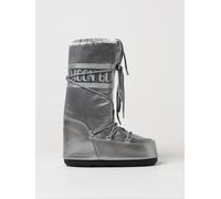 MOON BOOT Boots Woman color Silver - Size: 39 - female