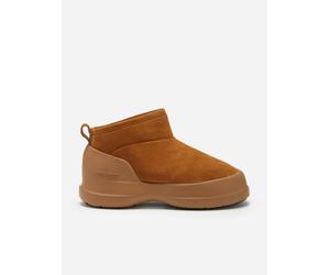 Moon Boot Boys Luna Suede Low Boots in Brown - Brown - EU 36 UK 3