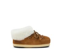 Moon Boot EVX lace-up shearling mules - Brown 32-33-35-35-36-37-37-38-39-39-40-41-41-42