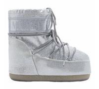 Moon Boot Icon Low Glitter Snow Boots Silver EU 36-38