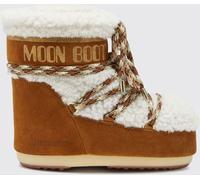 MOON BOOT Icon Low Shearling and Suede Snow Boots - Size: 36 - female