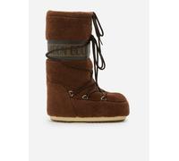 Moon Boot Kids Icon Fleece Boots in Brown - Brown - EU 35 - 38 UK 2.5 - 5