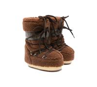 Moon Boot Kids Icon fleece snow boots - Brown 33-34-38