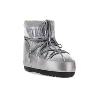 Moon Boot Kids Icon Low glance satin boots - Silver 35-38