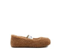 Moon Boot logo-detail ballet flats - Brown 35-36-37-38-39-40-41