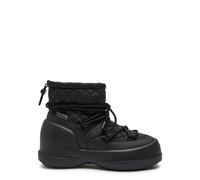 Moon Boot Mezzaluna Quilted Nylon Snow Boots - Black - 39 (IT39/ UK6)