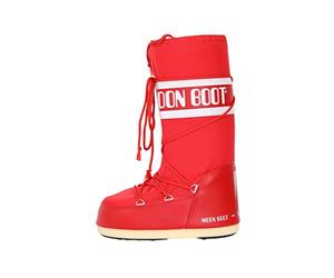 Moon Boot Nylon Unisex-Adult Snow Boots, Red (Rosso), 6-7.5 UK (39-41 EU)