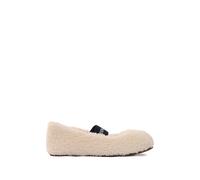 Moon Boot shearling strap ballet flat - Neutrals 39-40