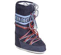 Moon Boot Snow boots MB ICON SUEDE LACES in Blue 2.5 kid / 5