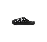 Moon Boot Unisex Slippers Polyester 80D2410020, Black, 9 UK