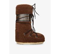 Moon Boot Womens Icon High Fleece Moon Boots Brown Eur 35 / 2 UK Women
