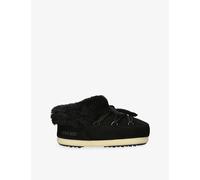 Moon Boot Womens Moon Boot Evx Suede and Shearling Mules Black/Comb Eur 37 / 4 UK Women