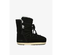 Moon Boot Womens Moon Boot Evx Suede and Shearling Snow Boots Black Eur 37 / 4 UK Women