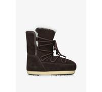 Moon Boot Womens Moon Boot Evx Suede and Shearling Snow Boots Dark Brown Eur 41 / 8 UK Women