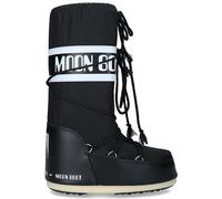Moon Boot Womens Moon Boot Icon Brand-Print Shell Boots Black Eur 35 / 2 UK Women