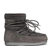 Moon Boot Womens Tecnica Far Side Low Shearling Faux Fur Warm Ankle Boots - Anthracite - 3