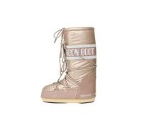 Moon Boot Womens Tecnica Icon Pillow Metallic Lace-up Snow Boot - Rose Powder - 6-7.5