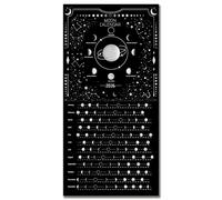 Moon Calendar 2022 Lunar Phases, Hangable MoonLight Wall Poster, Full Moon Tracker Wall Art, Moon Lover Gifts, Astrology Decorations, and Celestial Calendar, Black