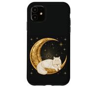 Moon Cat Astrology Celestial Persian Feline Magic Case for iPhone 11