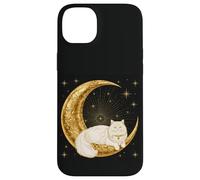 Moon Cat Astrology Celestial Persian Feline Magic Case for iPhone 14 Plus