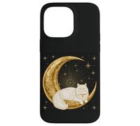 Moon Cat Astrology Celestial Persian Feline Magic Case for iPhone 14 Pro Max