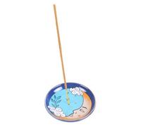 Moon Celestial Incense Holder - Blue Tarot-Inspired Ceramic Dish