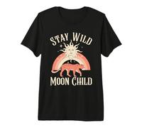 Moon Child Boho Sun Leopard Graphic Premium T-Shirt