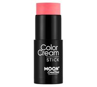 Moon Creations Face Paint Stick (Bright Pink 21g) Non-toxic Cream Body Paint, Full-coverage Face Body Paint Makeup Stick Halloween SFX Cosplay | Professional Face Paint Makeup for Adults, Kids