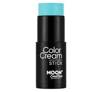 Moon Creations Face Paint Stick (Turquoise 21g) Non-toxic Cream Body Paint, Full-coverage Face Body Paint Makeup Stick Halloween SFX Cosplay | Professional Face Paint Makeup for Adults, Kids