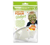 Moon Creations Latex Free Foam Wedge 6 Pk
