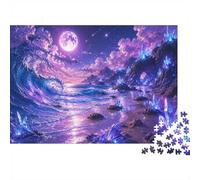 Moon Crystal Wave 1000 Piece Mini Jigsaw Puzzle For Adults Gift Idea