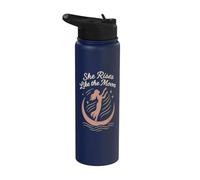 Moon Cycle Lunar Goddess Intentional Living Wellness Gift Stainless Steel Insulated Water Bottle