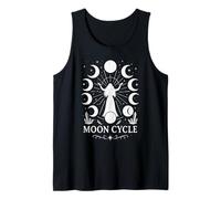 Moon Cycle Wiccan, Celestial Lunar Phases, Witchcraft Tank Top