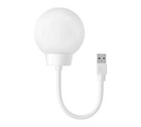 Moon Desk Night Light - 25.5cm USB Powered Lamp, Timer Adjustable Settings, Ambient Moon Light | Voice Sensor Control, Bedside Desk Illumination, for Bedroom Study Office Relaxation Readings