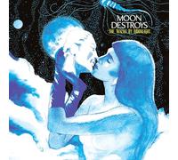 MOON DESTROYS - SHE WALKS BY MOONLIGHT (TRANSPARENT MARBLED BLUE VINYL) [VINYL]