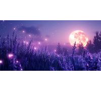 Moon Diamond Art Kits Adults,5D Diamond Painting Flower 2026 Design New,Round Full Drill Crystal Art Kit,DIY Cross Stitch Painting Set for Gifts and Christmas Living Home Room Decor 70x140 CM Z-1119
