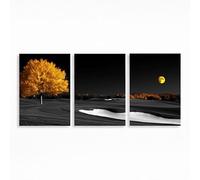 Moon Diamond Art Kits Adults Beginner 12x18Inch 3 Pack, Tree Diamond Painting, 5D DIY Full Drill Paint by Numbers, Wall Art Gems Paintings for Bedroom Office Room Decor Gifts for Women PZSH-2349