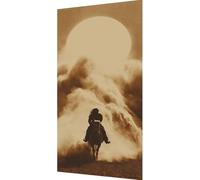 Moon Diamond Art Kits Adults, Diamond Painting Warrior Crystal Art Kits for Adults Beginners DIY 5D Square Rhinestone Gem Dots Embroidery Paintings Pictures Crafts, Home Wall Decor 40x80cm k14-db4