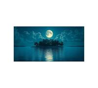Moon Diamond Art Kits Adults with Diamond Art Accessories, 5D DIY Color Crystal Gem Crafts Kits for Kids, Tree Rhinestones Paint by Numbers on Canvas 32 x 16In, Wall Artwork for Room Decor 2509-10073